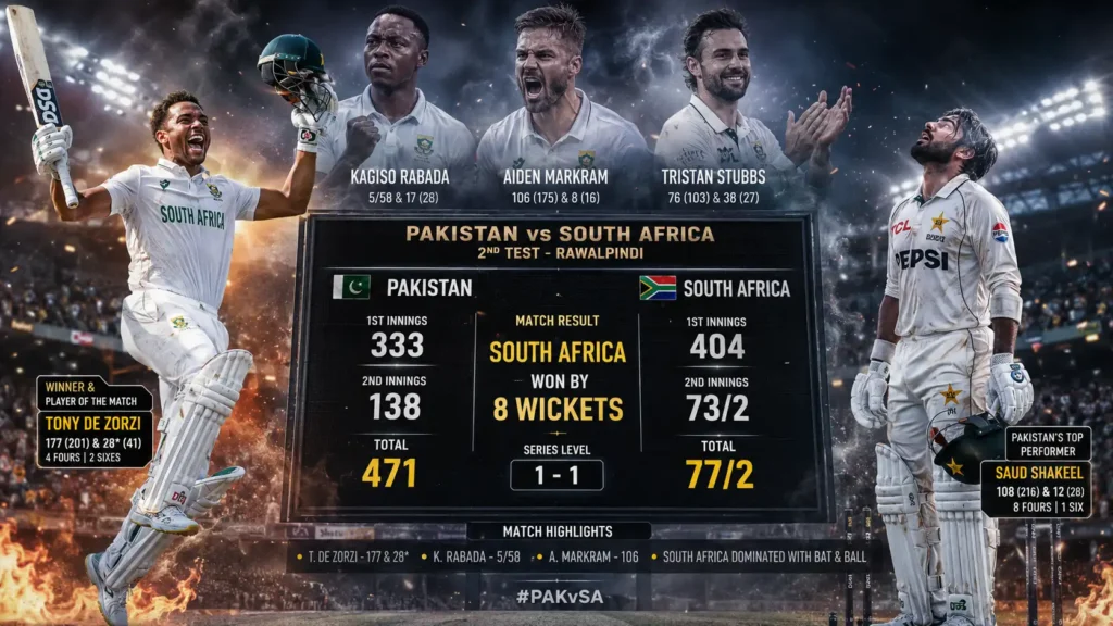 Pakistan National Cricket Team vs South Africa National Cricket Team Match Scorecard-Full Scorecard & Match Summary Pakistan National Cricket Team vs South Africa National Cricket Team Match Scorecard