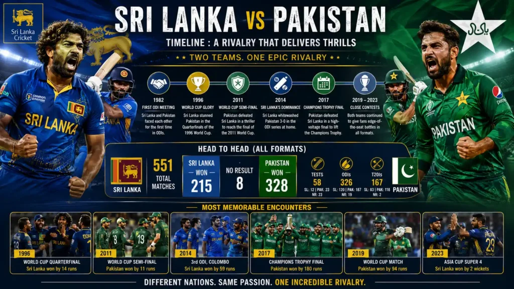 Sri Lanka National Cricket Team vs Pakistan National Cricket Team Timeline: Complete History, Records & Head-to-Head Stats sri lanka national cricket team vs pakistan national cricket team timeline
