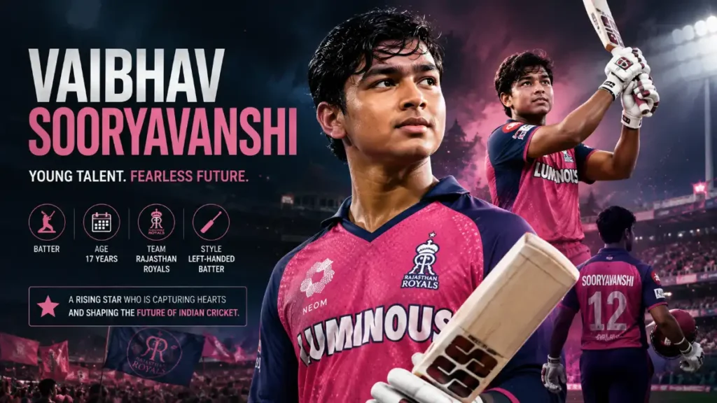 Vaibhav Sooryavanshi: Biography, Age, Stats, Career, Records, and Latest News Vaibhav Sooryavanshi