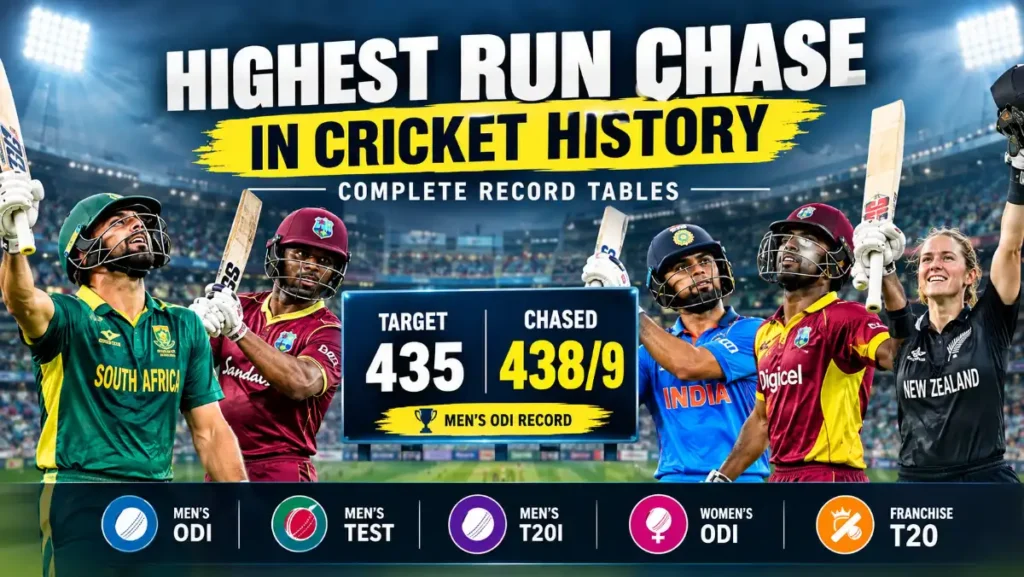 Highest Run Chase in Cricket History